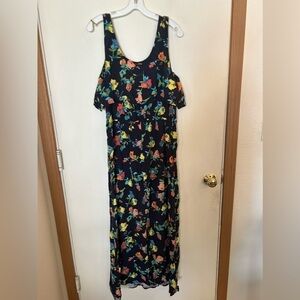 Merona XL Maxi, link sleeveless floral dress